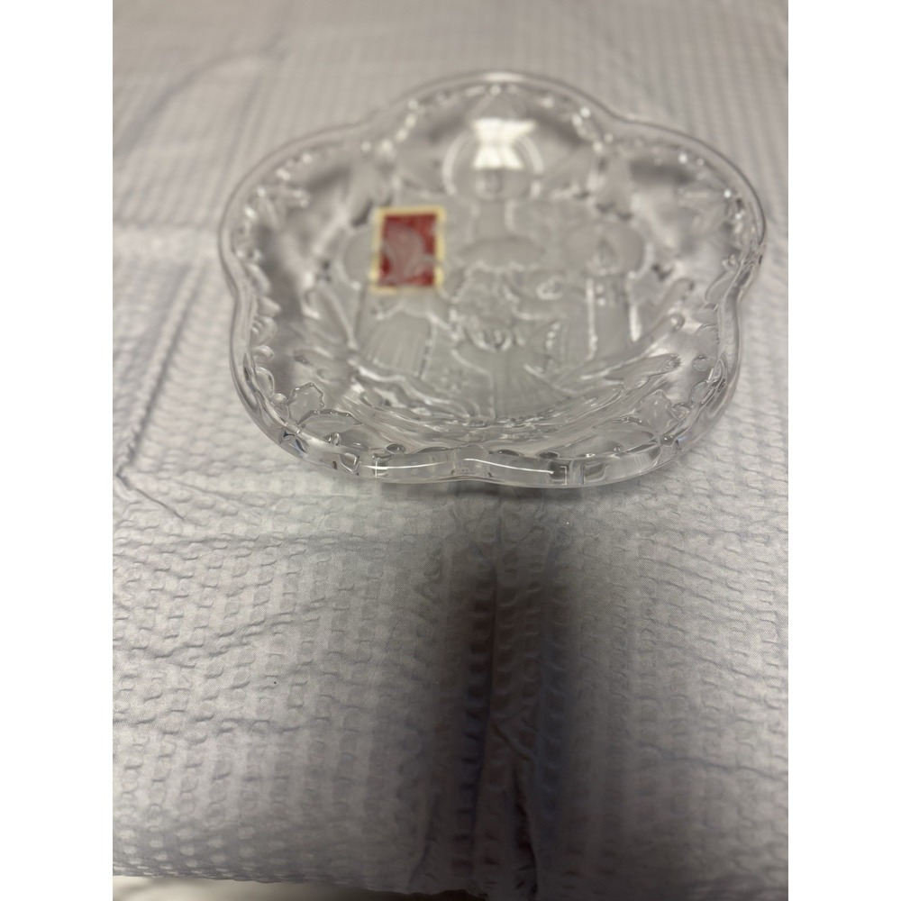 MIKASA Celebrations Glass Plate Made in Germany Holiday Lights SA 863/527